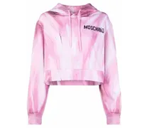 Hoodie mit Print - Rosa