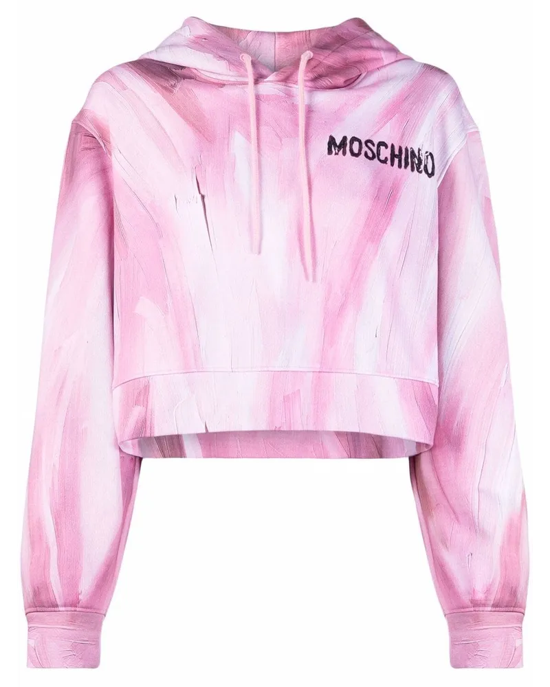 Moschino Hoodie mit Print - Rosa Rosa