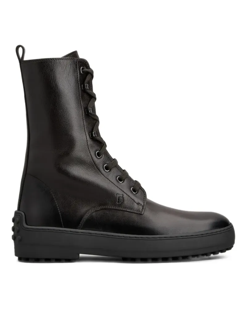 TOD'S Winter Gommino ankle boots in leather - Braun Braun