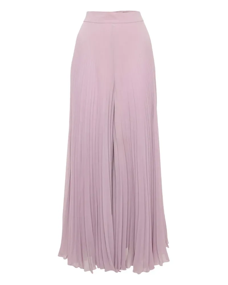 Max Mara Pre-owned Hose mit Bügelfalten - Violett Violett