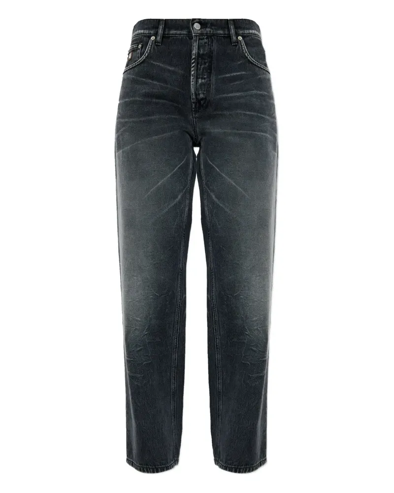 Moschino Jeans mit geradem Bein - Schwarz Schwarz