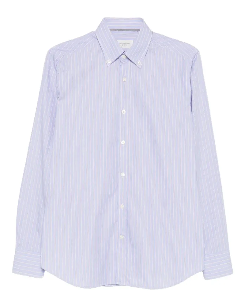 Tintoria Mattei Gestreiftes Hemd - Blau Blau