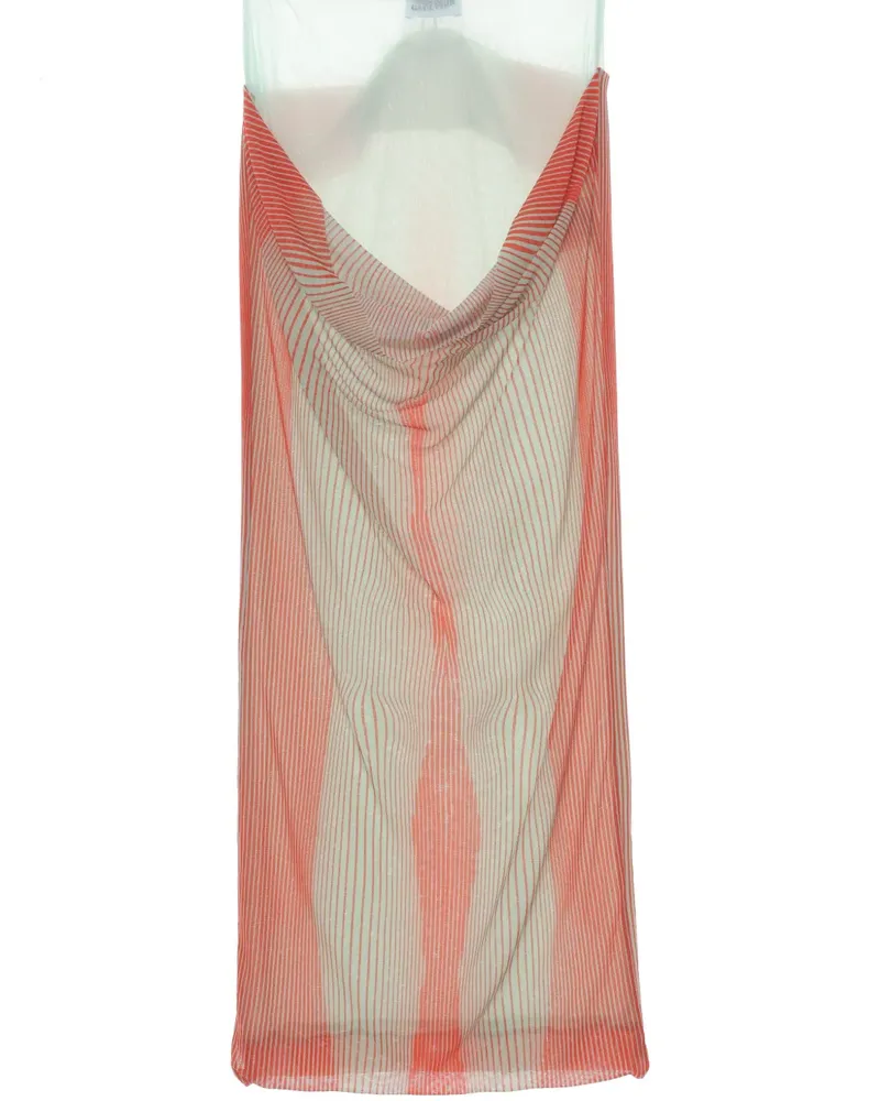 Jean Paul Gaultier Midirock im Layering-Look - Nude Nude