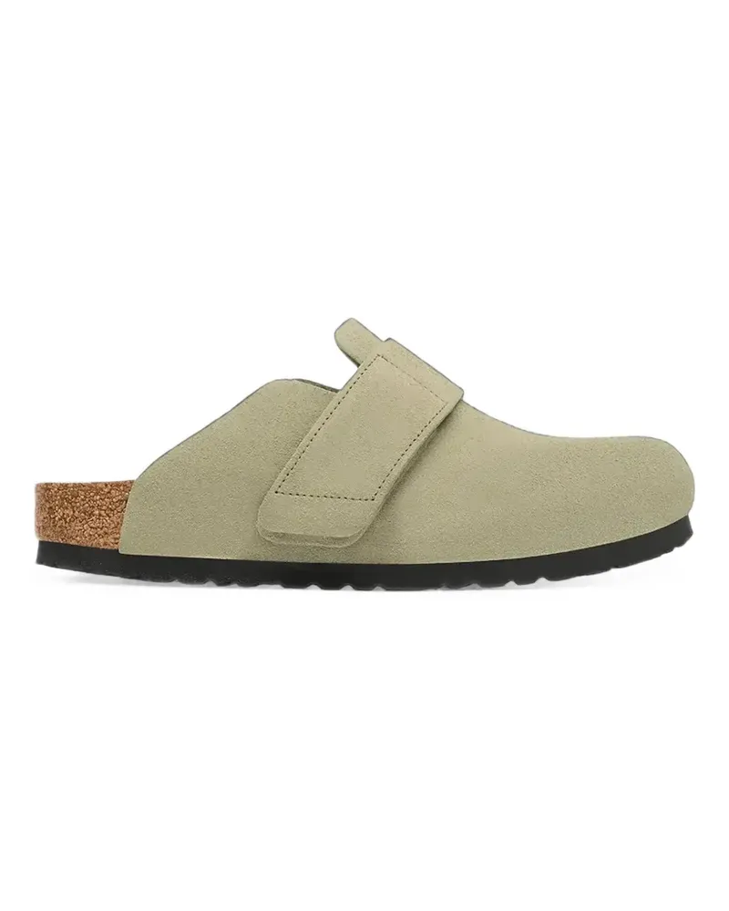 Birkenstock Loma Wildleder-Mules mit Klettverschluss - Grün Grün