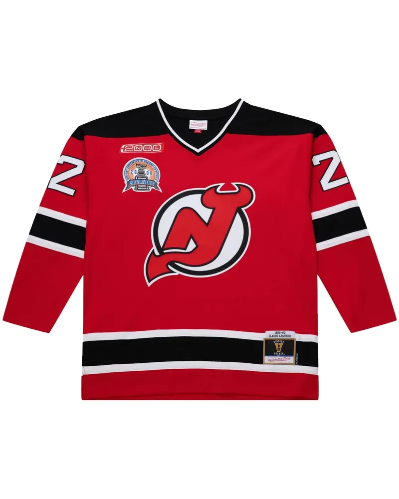 Mitchell & Ness New Jersey Devils 1999/2000 Claude Lemieux Power Play Trikot - Rot Rot