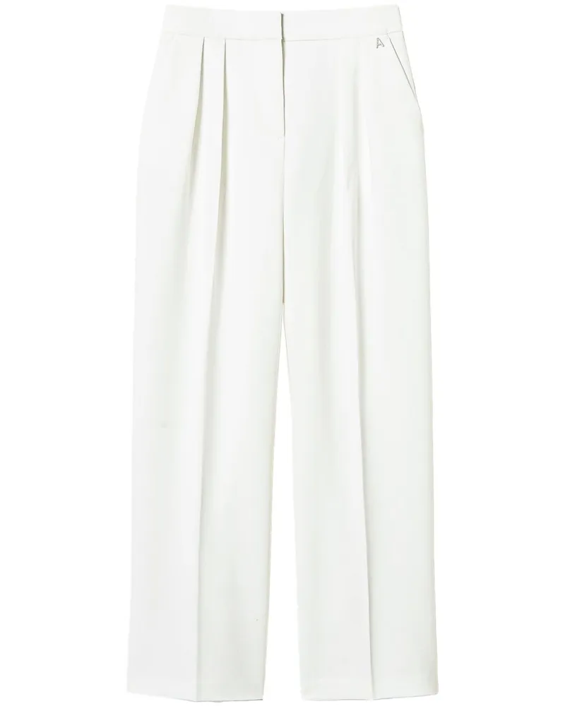 Twin-Set Klassische Bundfaltenhose - Weiß Weiß