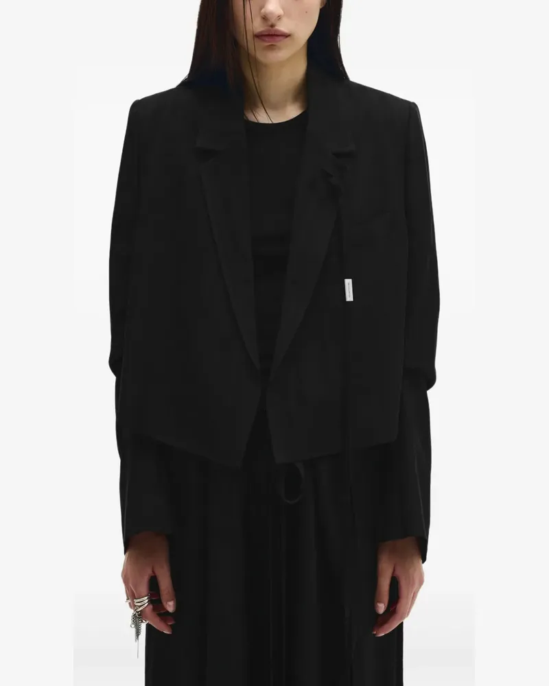 Ann Demeulemeester Inge Blazer - Schwarz Schwarz
