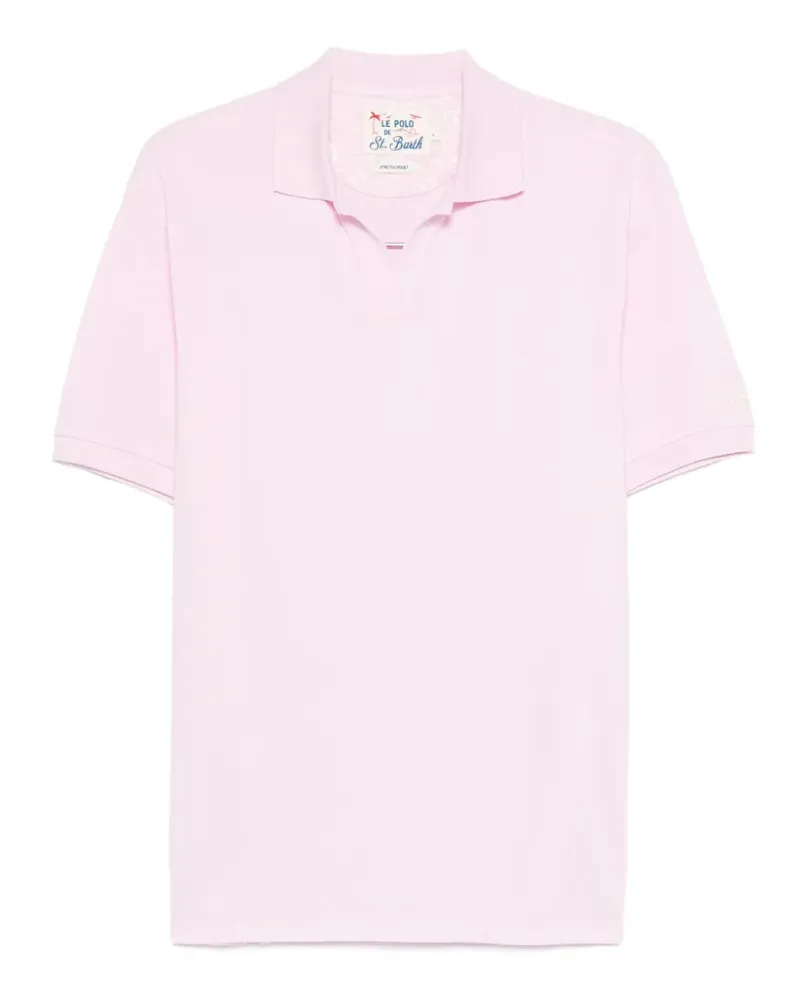 MC2 Saint Barth T-Shirt mit V-Ausschnitt - Rosa Rosa