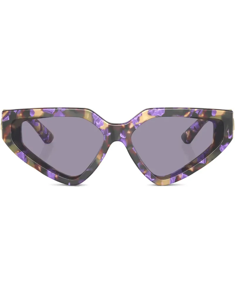 Dolce & Gabbana Precious Sonnenbrille mit Cat-Eye-Gestell - Blau Blau