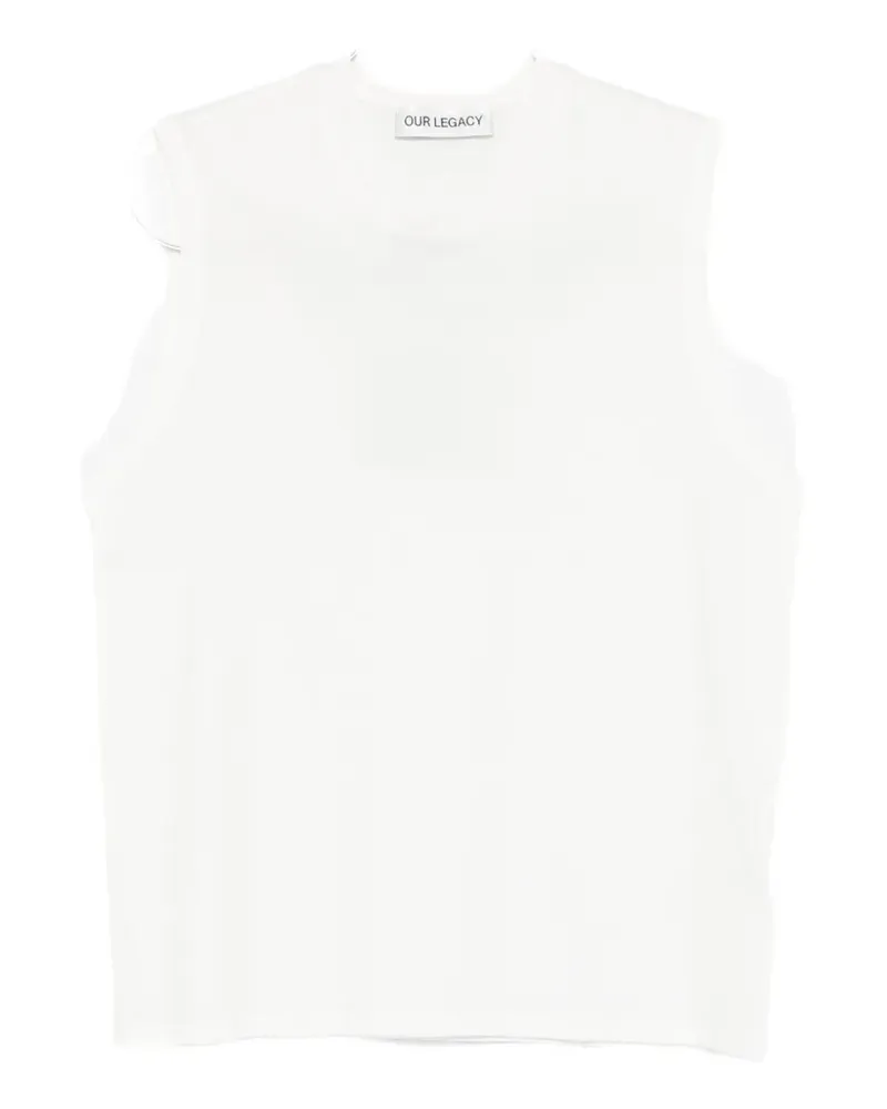 Our Legacy Breathe tank top - Weiß Weiß