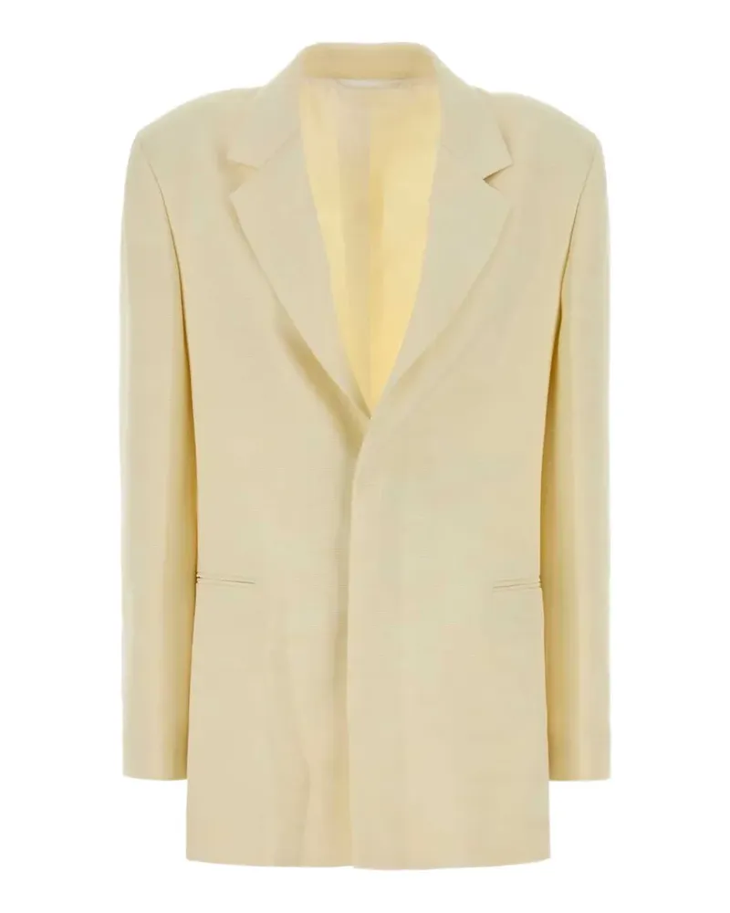 Carven single-breasted notched-lapel blazer - Nude Nude