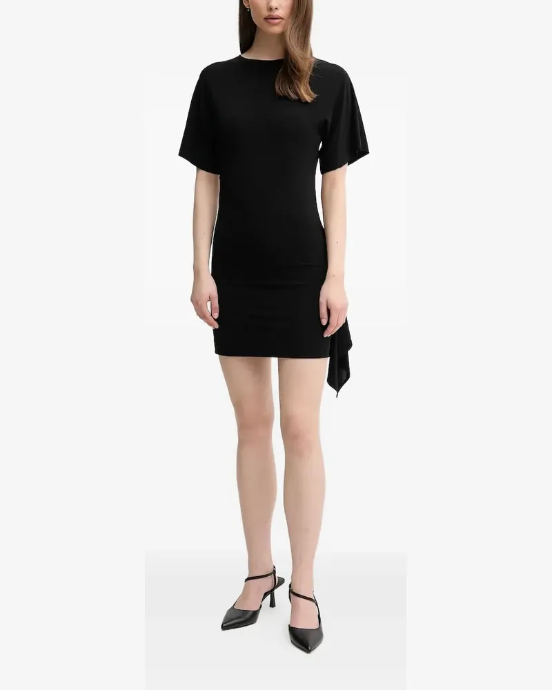 Emporio Armani Drapiertes Minikleid - Schwarz Schwarz