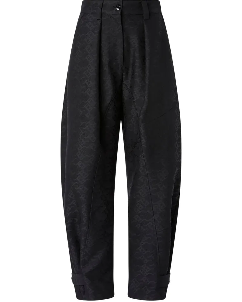 Pinko Hose mit geradem Bein - Schwarz Schwarz