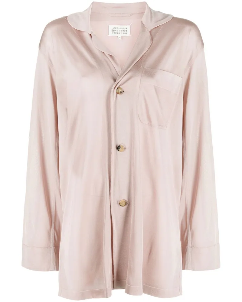 Maison Margiela Bluse im Oversized-Look - Rosa Rosa