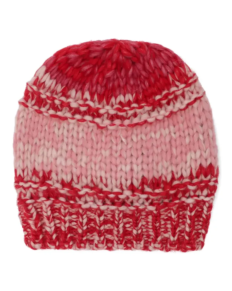 Roberto Collina Gestrickte Beanie - Rot Rot