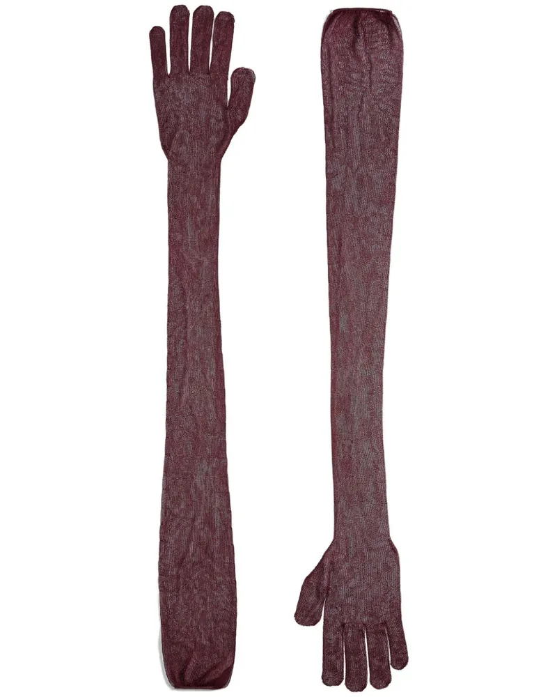 KHAITE Rouen Handschuhe - Rot Rot