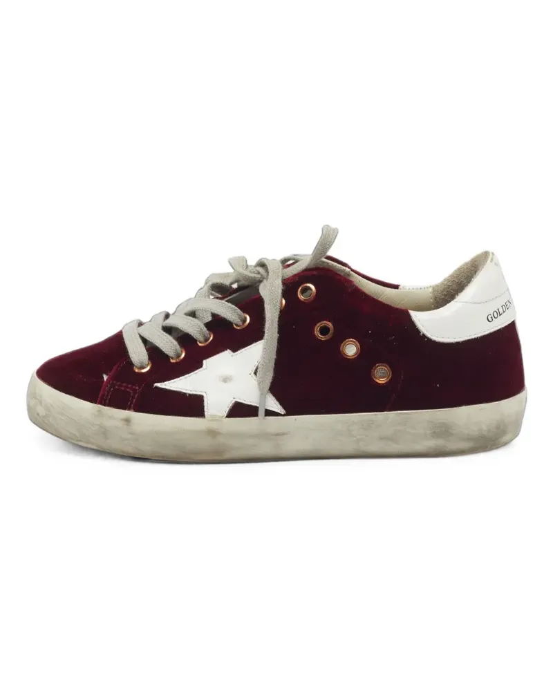 Golden Goose Superstar velvet sneakers - Violett Violett