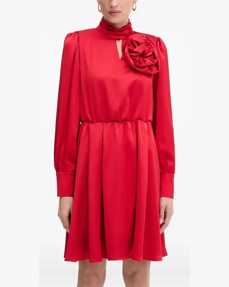 Fracomina flower high neck dress - Rot Rot