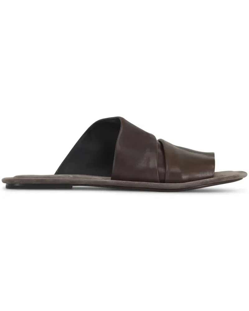 Brunello Cucinelli Sandalen aus Leder - Braun Braun