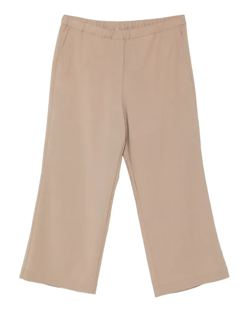 Marc O'Polo elasticated-waist wide-leg trousers - Braun Braun