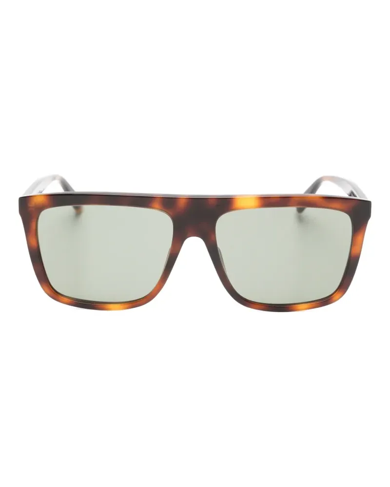 Saint Laurent SL904 flat-top sunglasses - Braun Braun