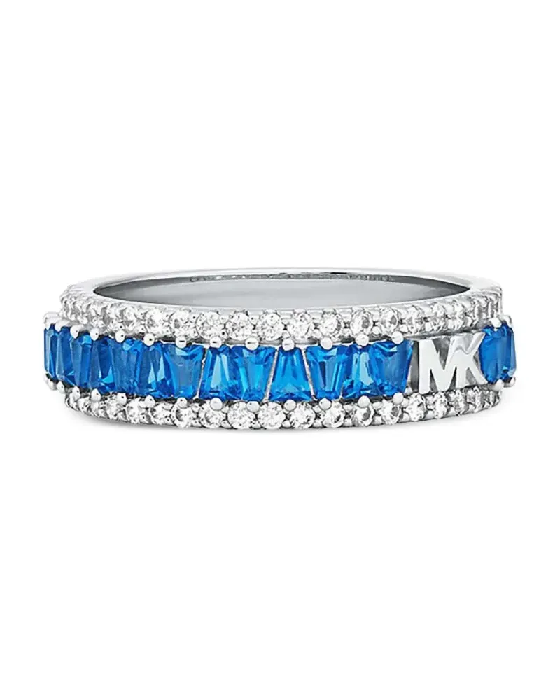 Michael Kors Ring mit Logo-Schild - Silber Silber