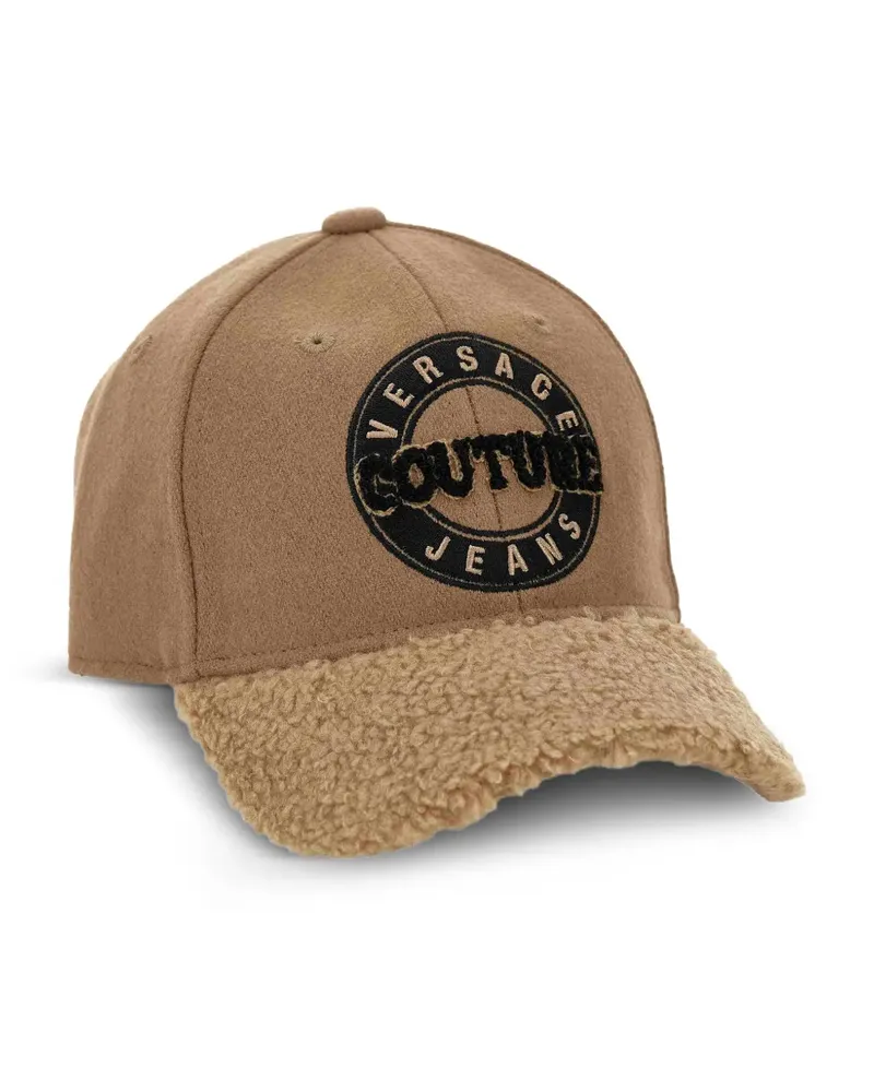 Versace Jeans Baseballkappe mit Logo-Stickerei - Braun Braun
