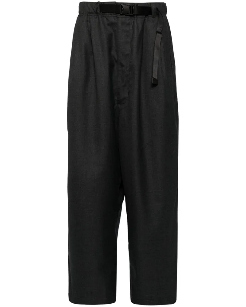 Comme des Garçons Hose mit Gürtel - Grau Grau