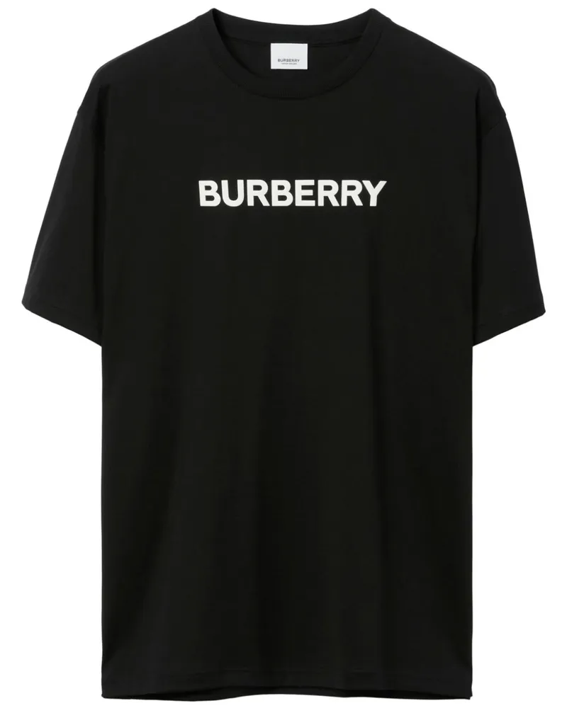 Burberry T-Shirt mit Logo-Print - Schwarz Schwarz