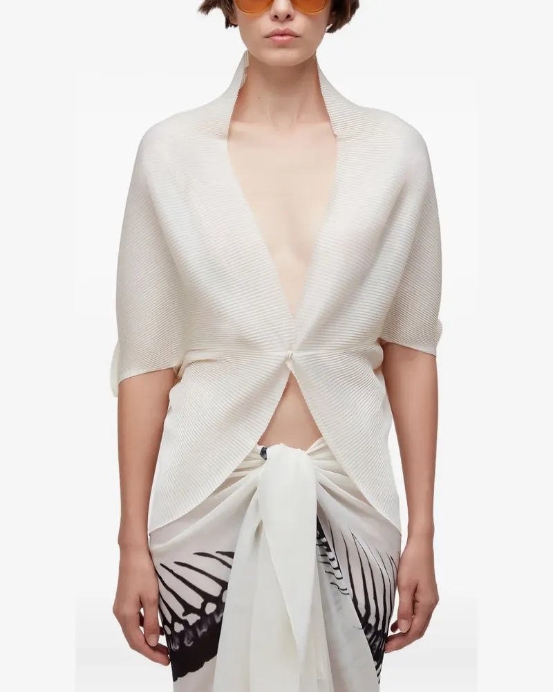 Osklen Plissiertes Sakko - Weiß Weiß