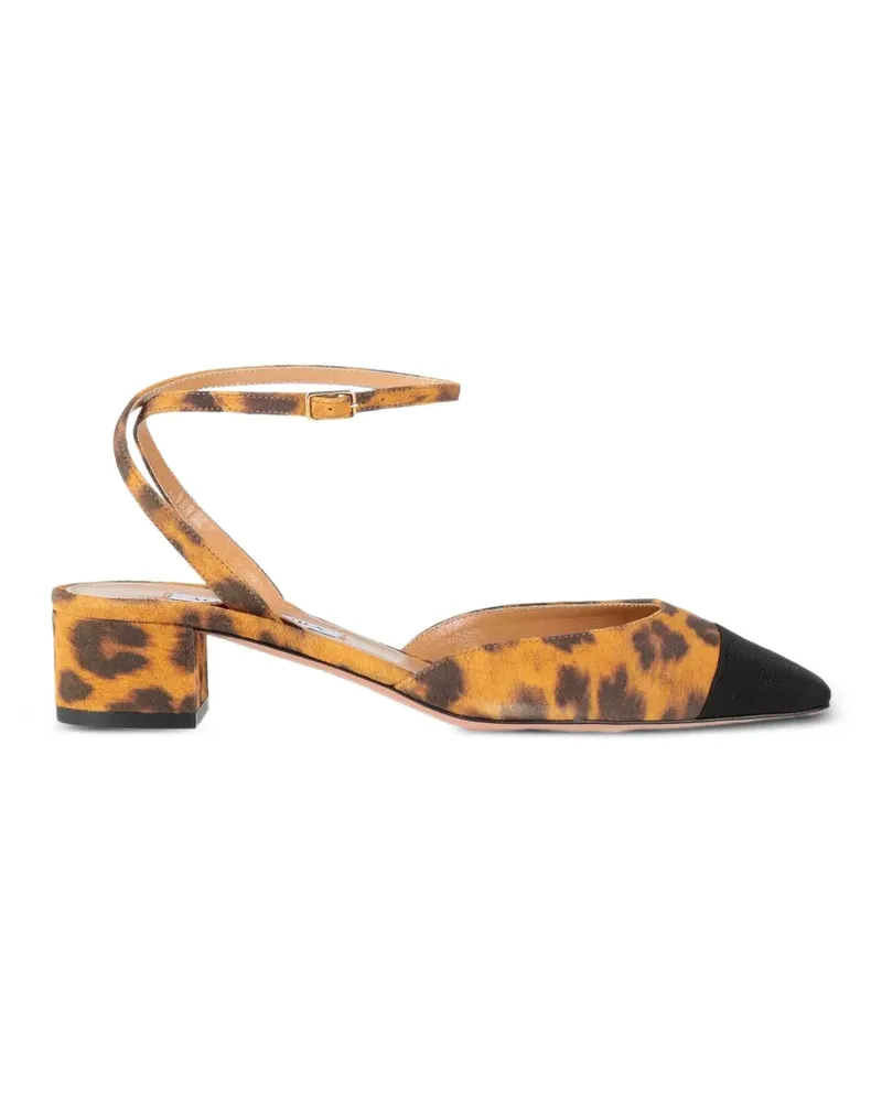 Aquazzura Pumps mit Leopardenprint - Braun Braun