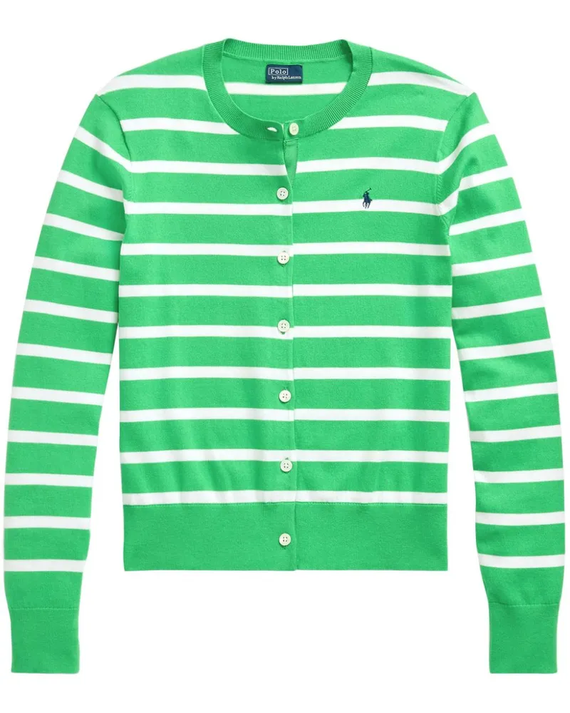 Ralph Lauren Gestreifter Cardigan - Grün Grün