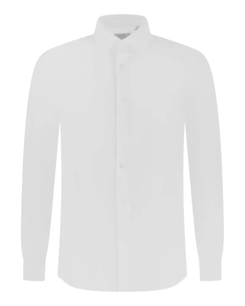 Corneliani Hemd mit Spreizkragen - Weiß Weiß