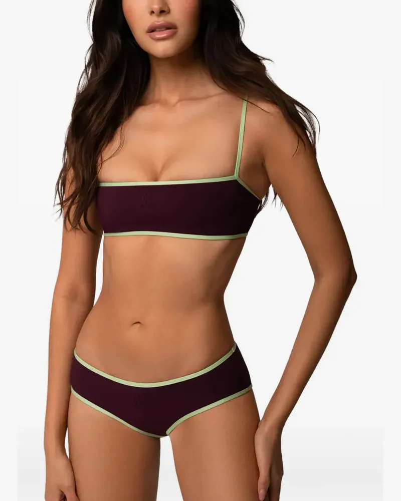 Kiki De Montparnasse Contraste Straight bikini - Violett Violett