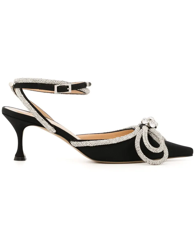 Mach & Mach Spitze Pumps mit Verzierung - Schwarz Schwarz