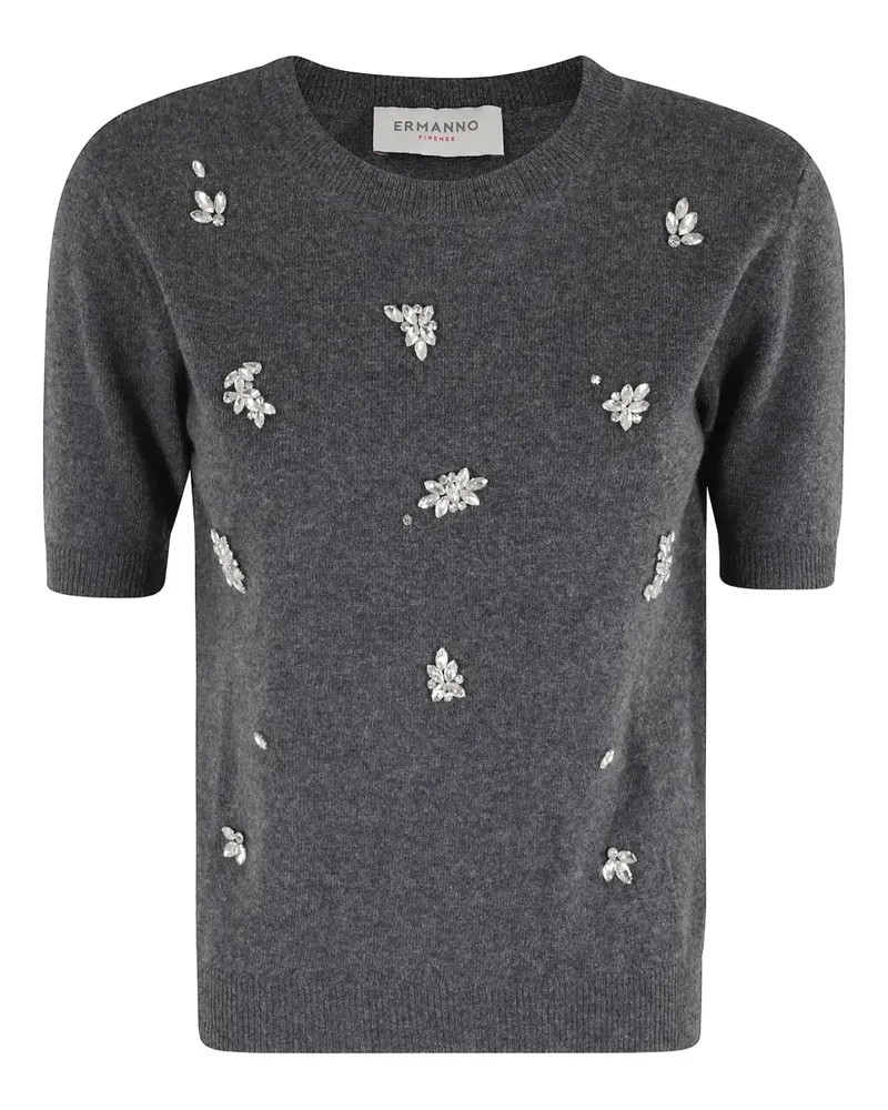 Ermanno Scervino Verziertes Oberteil - Grau Grau