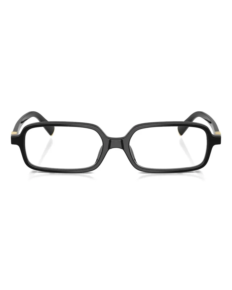 Miu Miu rectangle-frame glasses - Schwarz Schwarz