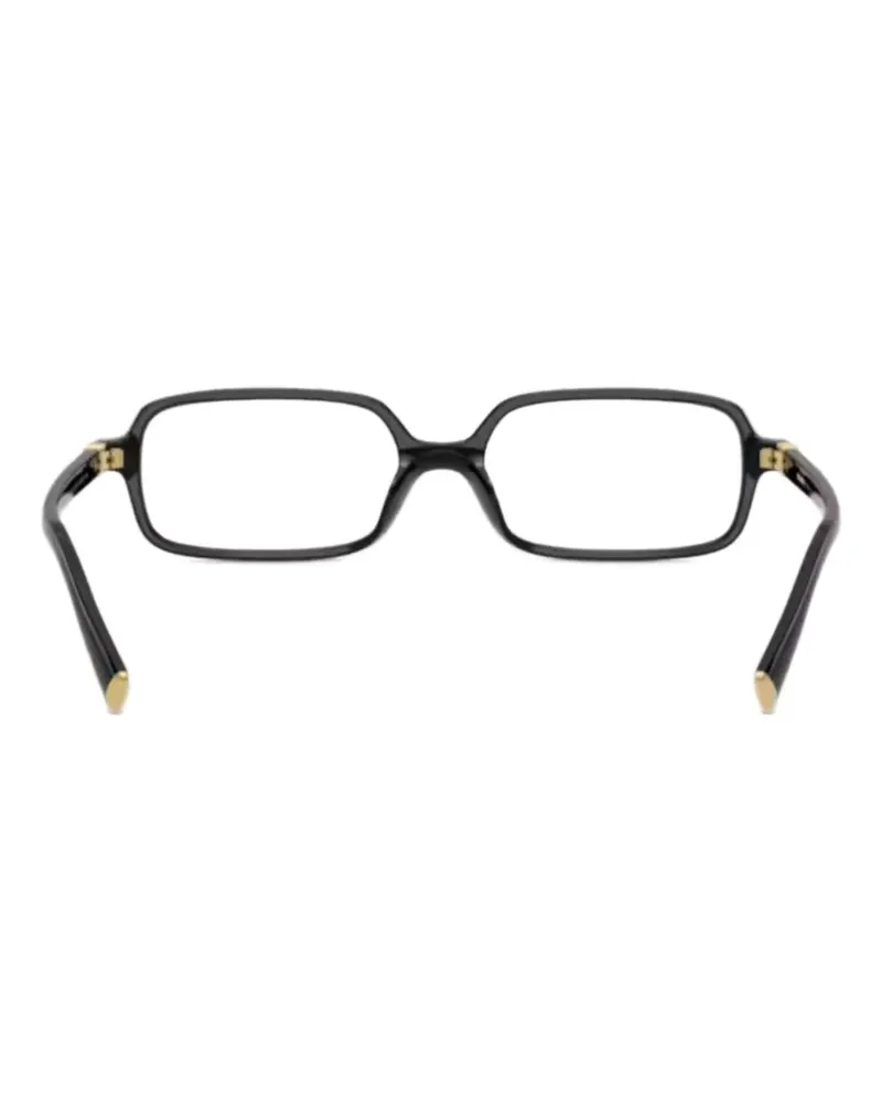 Miu Miu Brille mit eckigem Gestell - Schwarz Schwarz