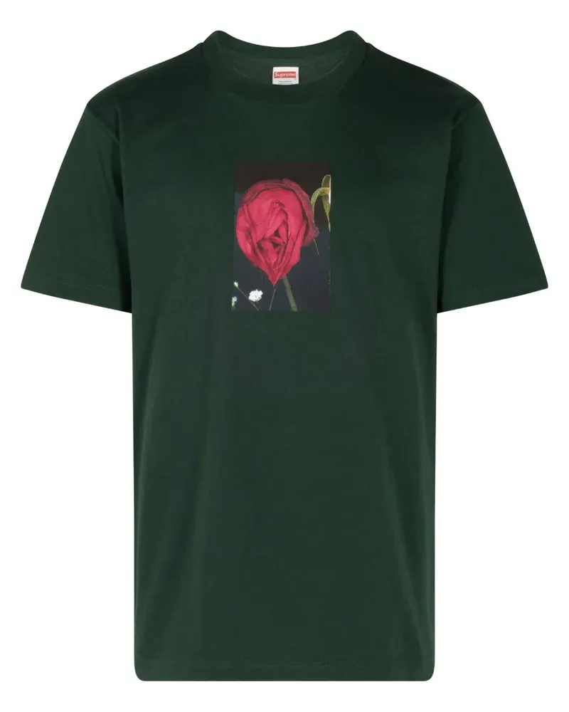 Supreme Being Araki Rose T-Shirt - Grün Grün