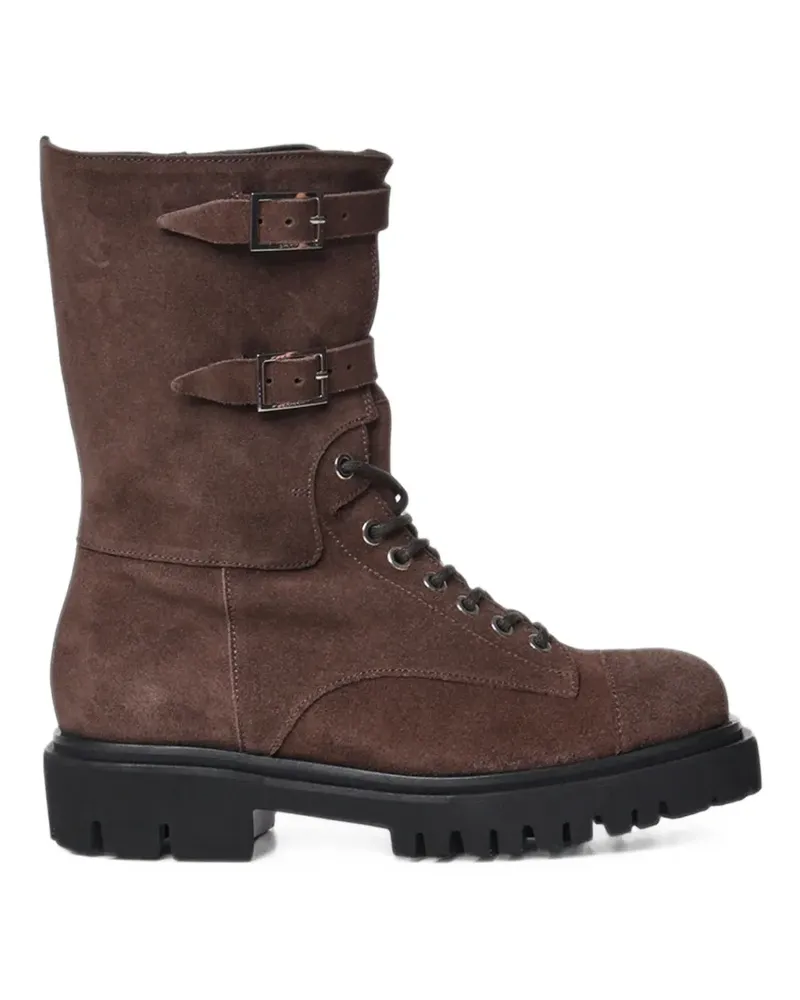 Dondup Stiefel mit Schnalle - Braun Braun
