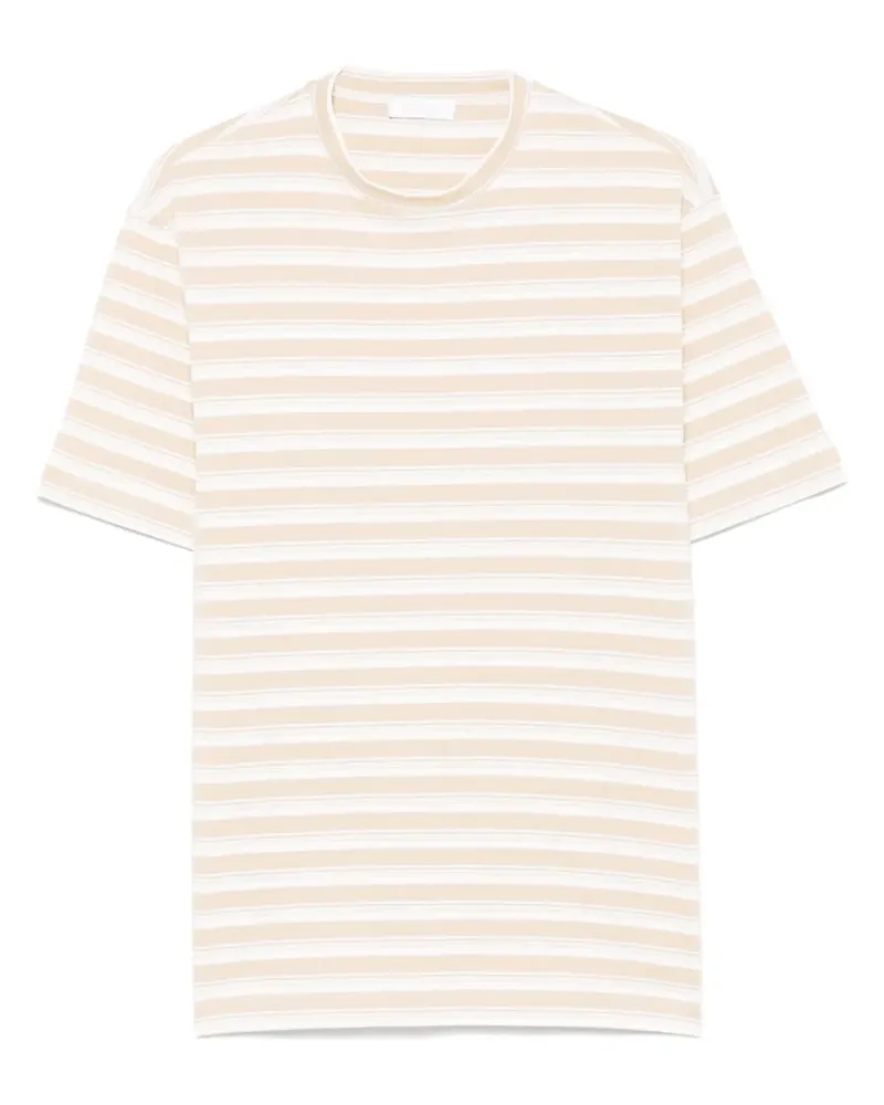 Paco Rabanne Gestreiftes T-Shirt - Nude Nude