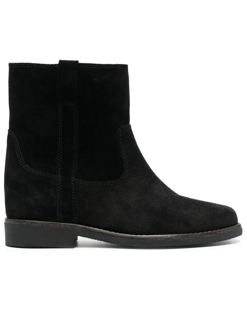 Isabel Marant Stiefeletten aus Wildleder - Schwarz Schwarz