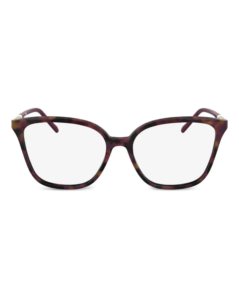 Lacoste Cat-Eye-Brille in Schildpattoptik - Violett Violett