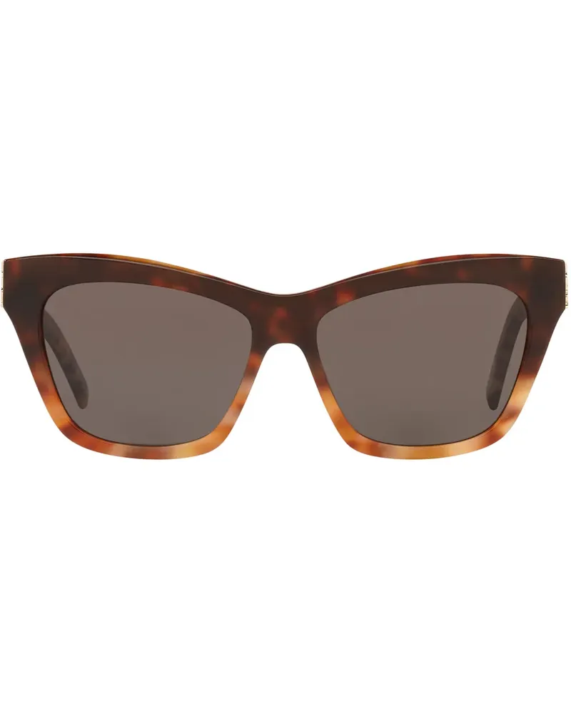 Saint Laurent Sonnenbrille im Butterfly-Design - Grün Grün