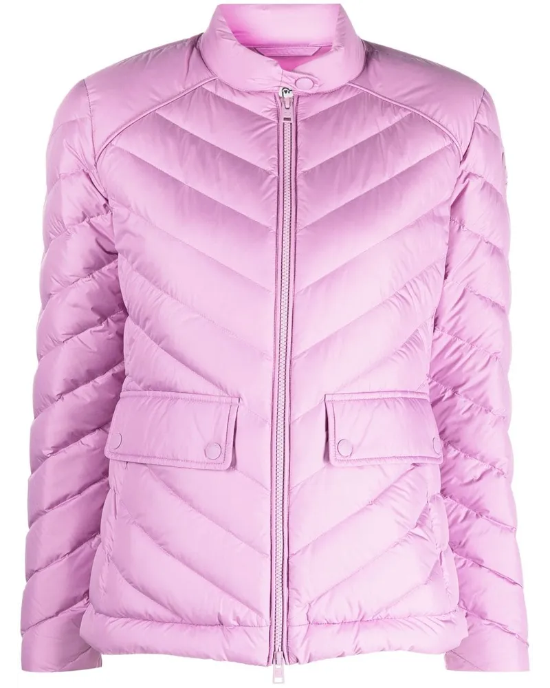 Woolrich Gefütterte Jacke mit Reißverschluss Rosa