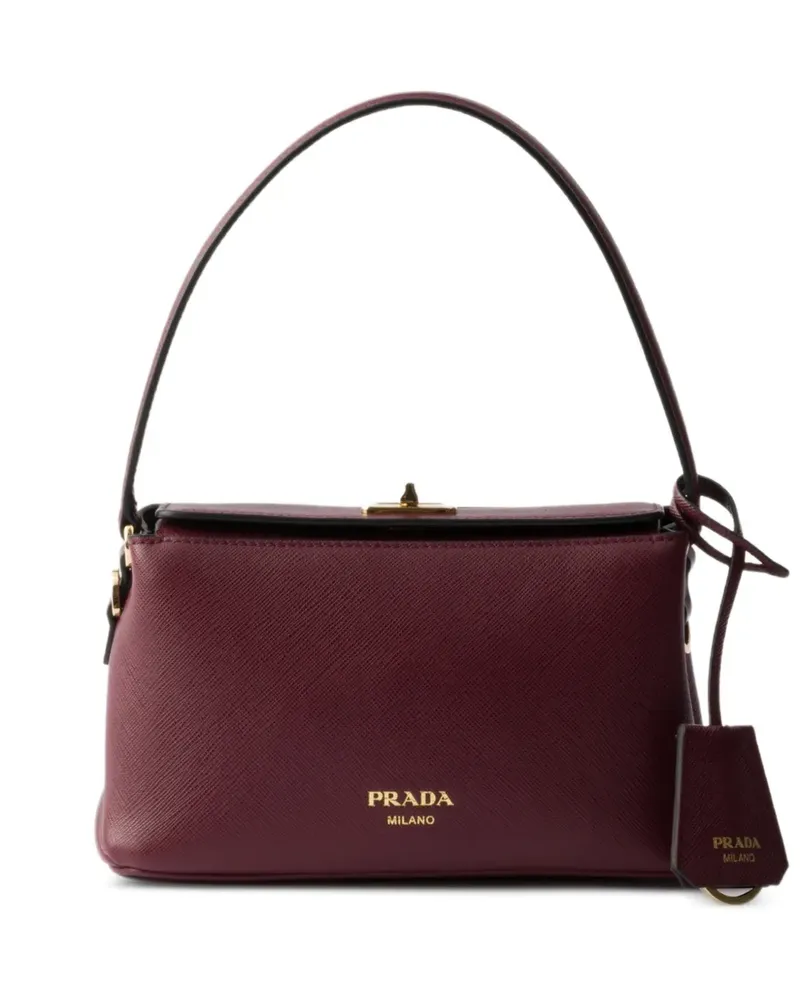 Prada Avoir Saffiano Mini-Tasche - Rot Rot