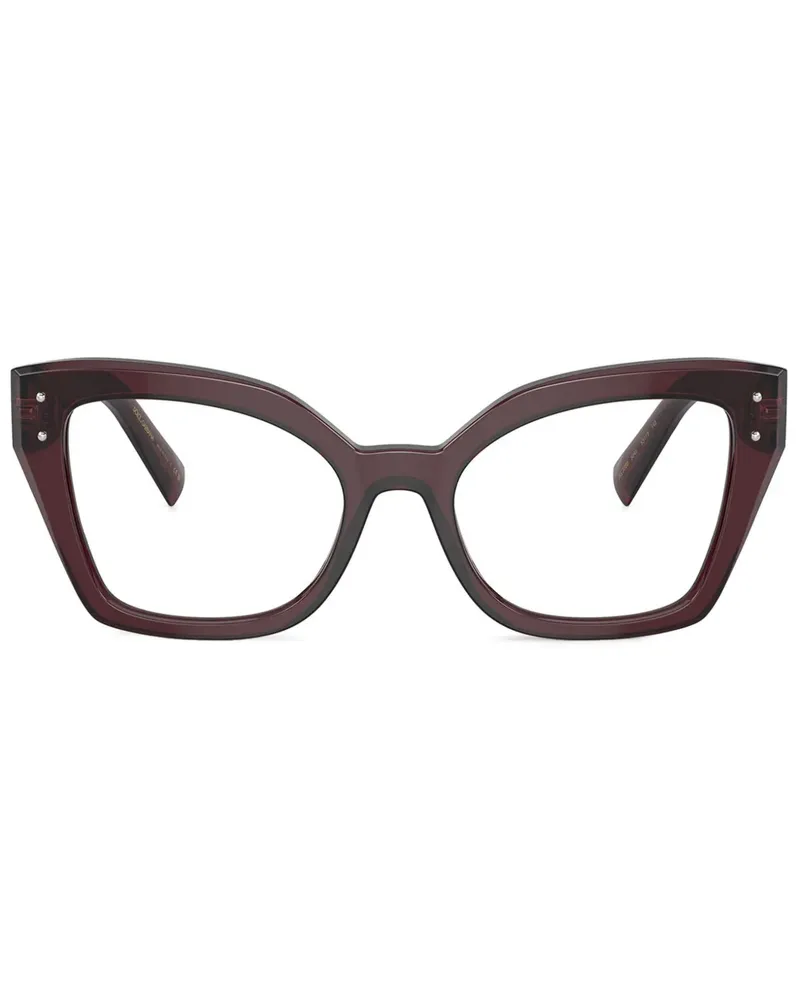 Dolce & Gabbana Brille mit Cat-Eye-Gestell - Violett Violett