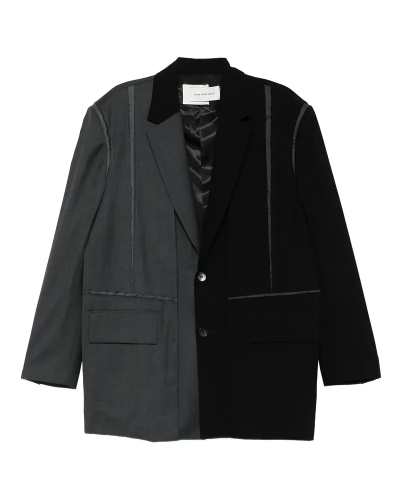 Feng Chen Wang panelled blazer - Schwarz Schwarz