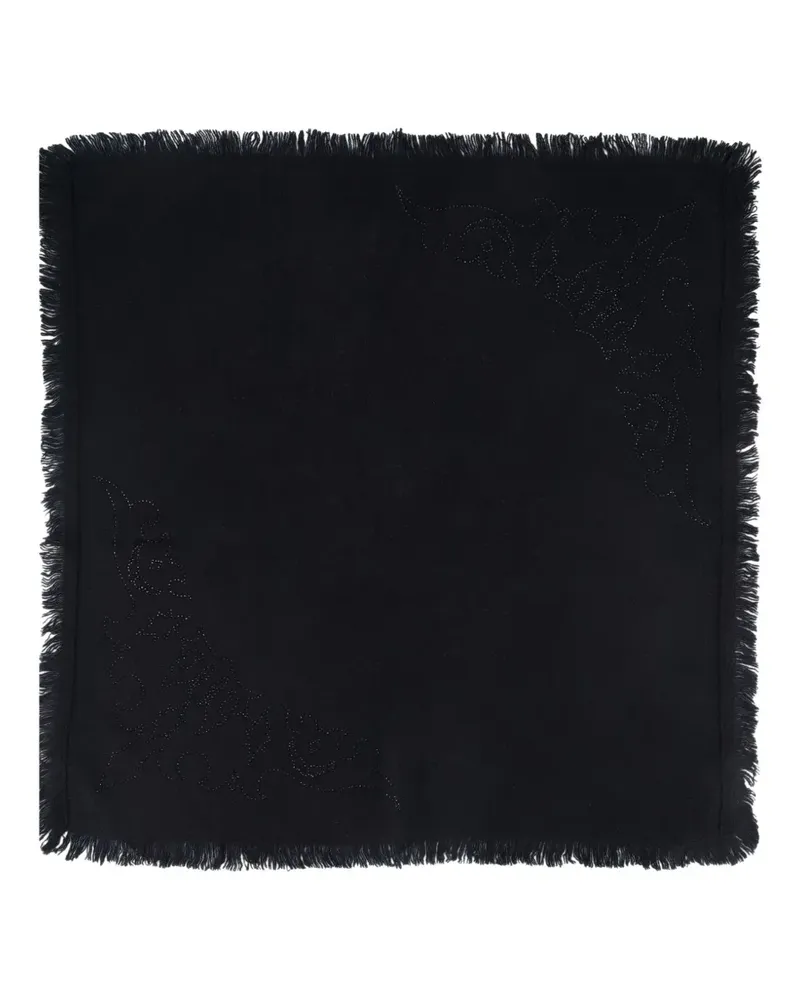 Zadig & Voltaire mini Stevie Strass western scarf - Schwarz Schwarz