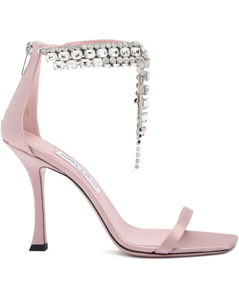 Jimmy Choo Verity Sandalen mit Strass 100mm - Rosa Rosa